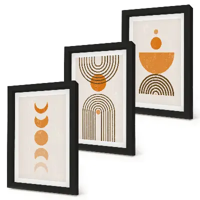 Posterpaket med minimalistisk boho-design