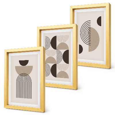 Posterpaket Abstrakta geometriska mönster minimalism