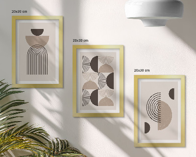 Posterpaket Abstrakta geometriska mönster minimalism