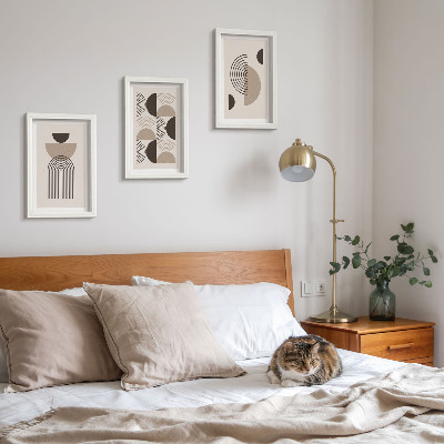 Posterpaket Abstrakta geometriska mönster minimalism