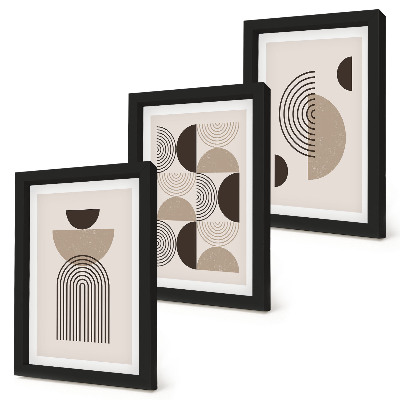 Posterpaket Abstrakta geometriska mönster minimalism