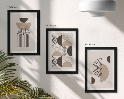 Posterpaket Abstrakta geometriska mönster minimalism