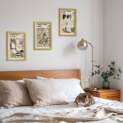 Posterpaket Retroblommor från olika städer runt om i världen