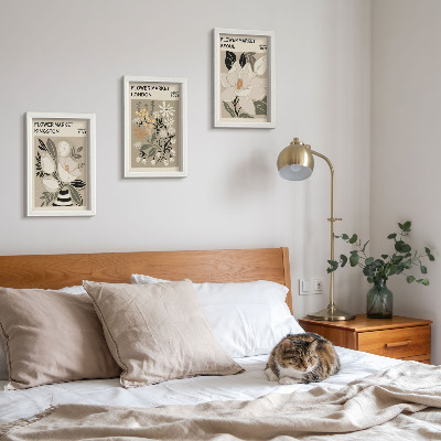 Posterpaket Retroblommor från olika städer runt om i världen
