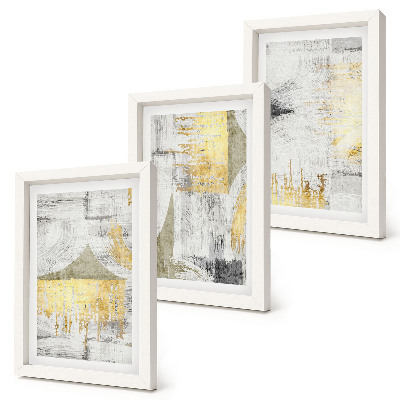 Posterpaket Abstrakta minimalistiska moderiktiga målningsmönster