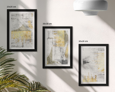 Posterpaket Abstrakta minimalistiska moderiktiga målningsmönster