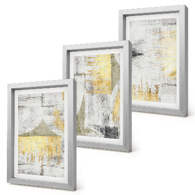 Posterpaket Abstrakta minimalistiska moderiktiga målningsmönster