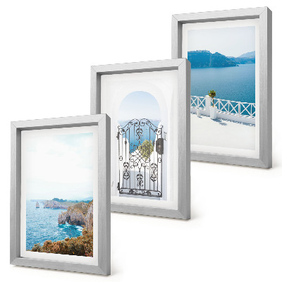 Posterpaket Havsutsikt med grekisk arkitektur