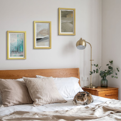 Posterpaket Målade abstrakta minimalistiska dekorationer