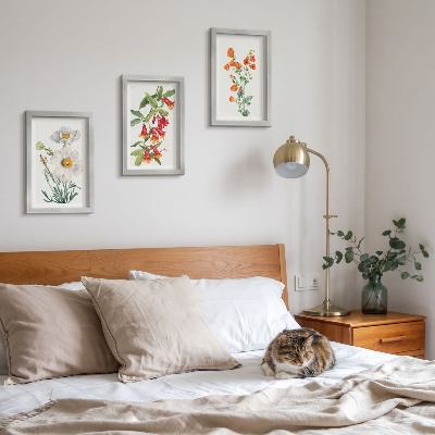 Posterpaket Blommiga kompositioner retro vintagemålning