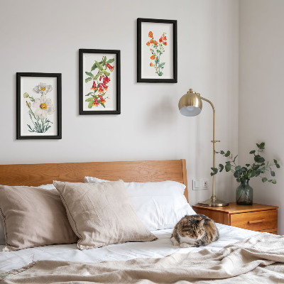 Posterpaket Blommiga kompositioner retro vintagemålning