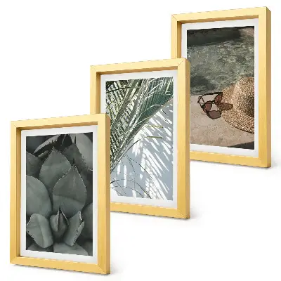 Posterpaket med motiv av tropiska växter och sommarsemester
