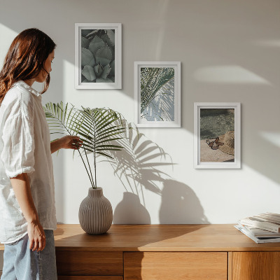 Posterpaket Tropiska växter och sommarsemesterdetaljer