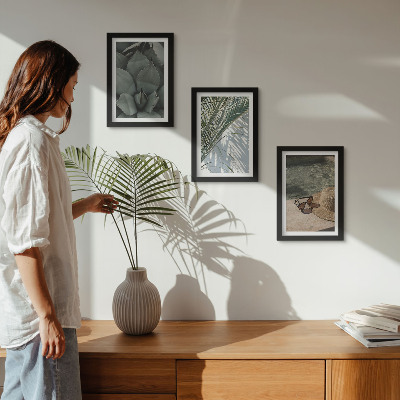 Posterpaket Tropiska växter och sommarsemesterdetaljer
