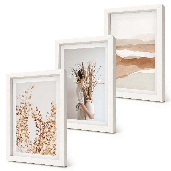 Posterpaket Växtmotiv abstrakt rustik boho stil