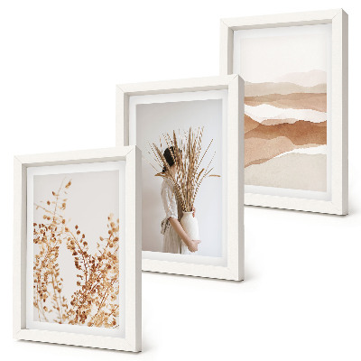 Posterpaket Växtmotiv abstrakt rustik boho stil