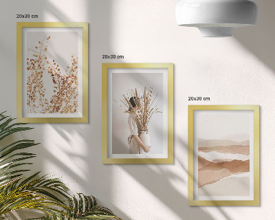 Posterpaket Växtmotiv abstrakt rustik boho stil