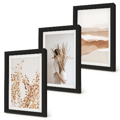 Posterpaket Växtmotiv abstrakt rustik boho stil