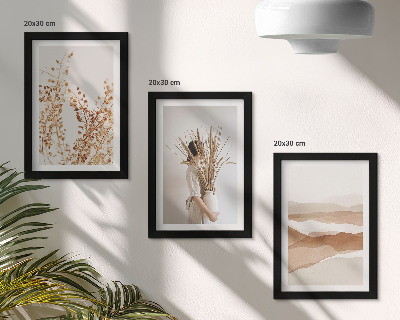 Posterpaket Växtmotiv abstrakt rustik boho stil
