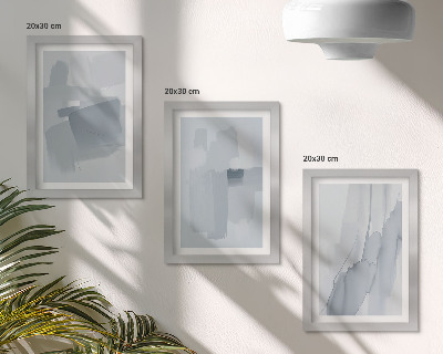 Posterpaket Abstrakta kompositioner i akvarellstil