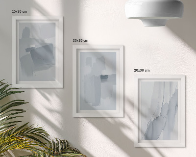 Posterpaket Abstrakta kompositioner i akvarellstil
