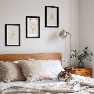 Posterpaket En samling minimalistiska former och naturliga former