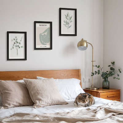 Posterpaket Växtmotiv i delikata gröna nyanser