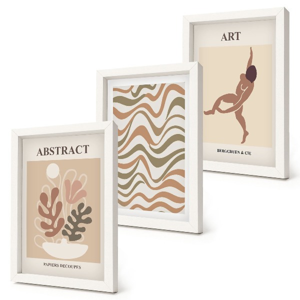 Posterpaket Matisse boho abstrakta former och mönster