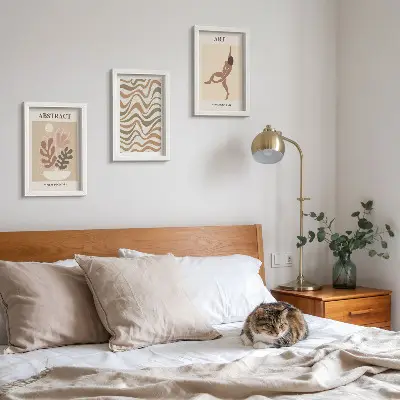 Posterpaket matisse boho med abstrakta former och mönster