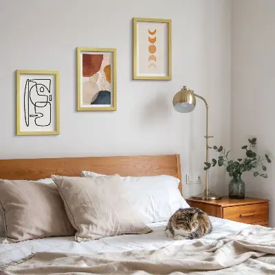 Posterpaket abstrakta former och färger i trendig design