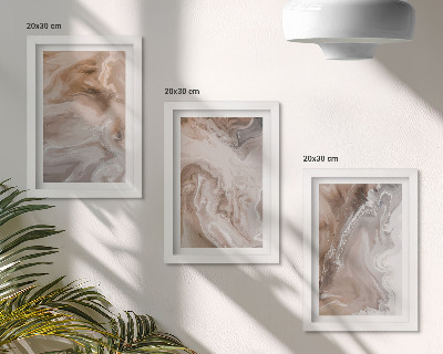 Posterpaket Stenstruktur abstrakt marmormönster