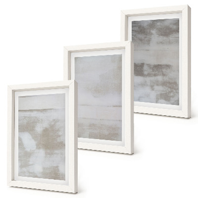 Triptyk tavla med ram Slitna texturer modern industriell stil