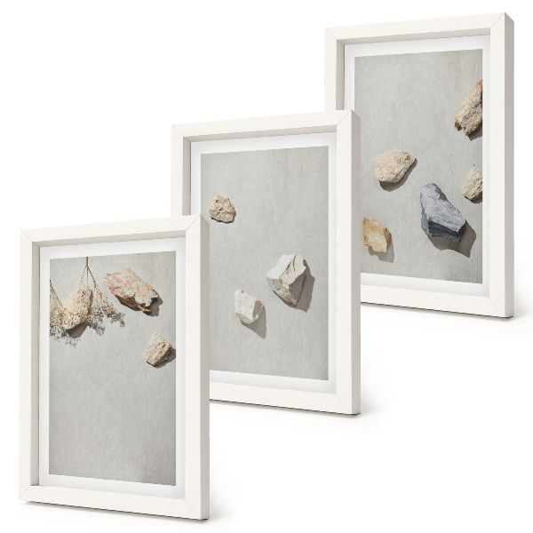 Posterpaket Boho strandstenar minimalistiska dekorationer