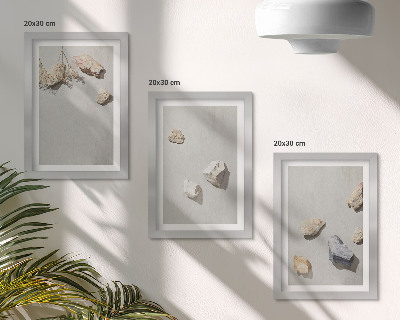 Posterpaket Boho strandstenar minimalistiska dekorationer