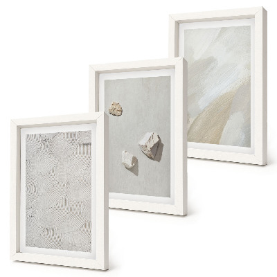 Posterpaket Sand, stenar och moderna färgstrukturer