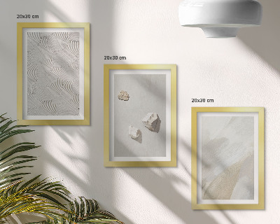 Posterpaket Sand, stenar och moderna färgstrukturer