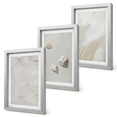 Posterpaket Sand, stenar och moderna färgstrukturer
