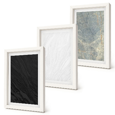 Posterpaket Olika färger av eleganta stenstrukturer