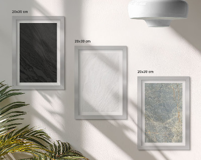 Posterpaket Olika färger av eleganta stenstrukturer