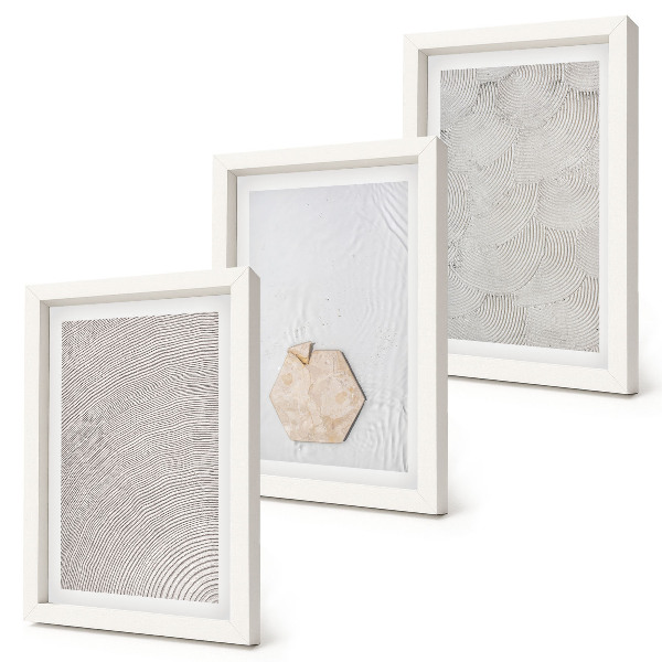 Posterpaket Lätta texturer på sanden, delikat boho-stil