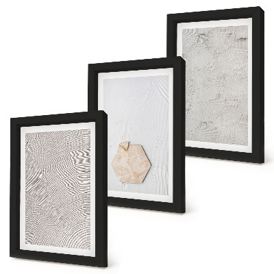 Posterpaket Lätta texturer på sanden, delikat boho-stil