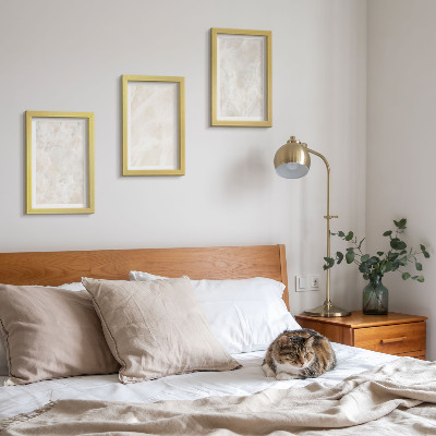 Posterpaket Stenpastellstrukturer av vit marmor