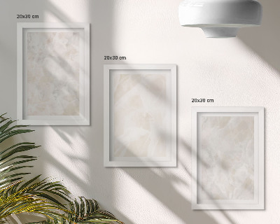 Posterpaket Stenpastellstrukturer av vit marmor
