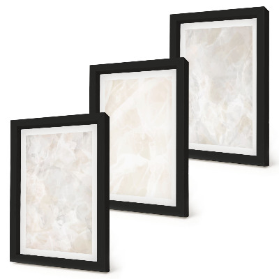 Posterpaket Stenpastellstrukturer av vit marmor