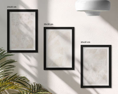 Posterpaket Stenpastellstrukturer av vit marmor