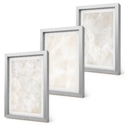 Posterpaket Stenpastellstrukturer av vit marmor