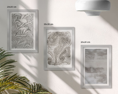 Triptyk tavla med ram Abstrakt design av industriella strukturer