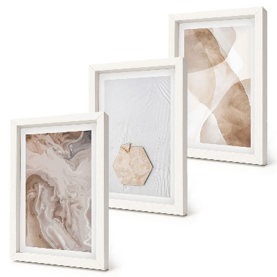 Posterpaket Designerabstraktion inspirerad av naturen