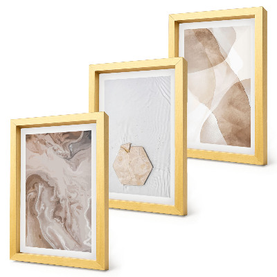 Posterpaket Designerabstraktion inspirerad av naturen