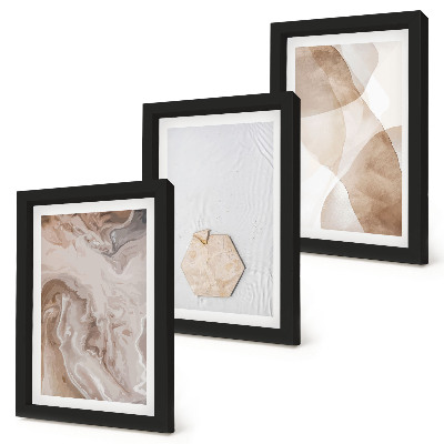 Posterpaket Designerabstraktion inspirerad av naturen